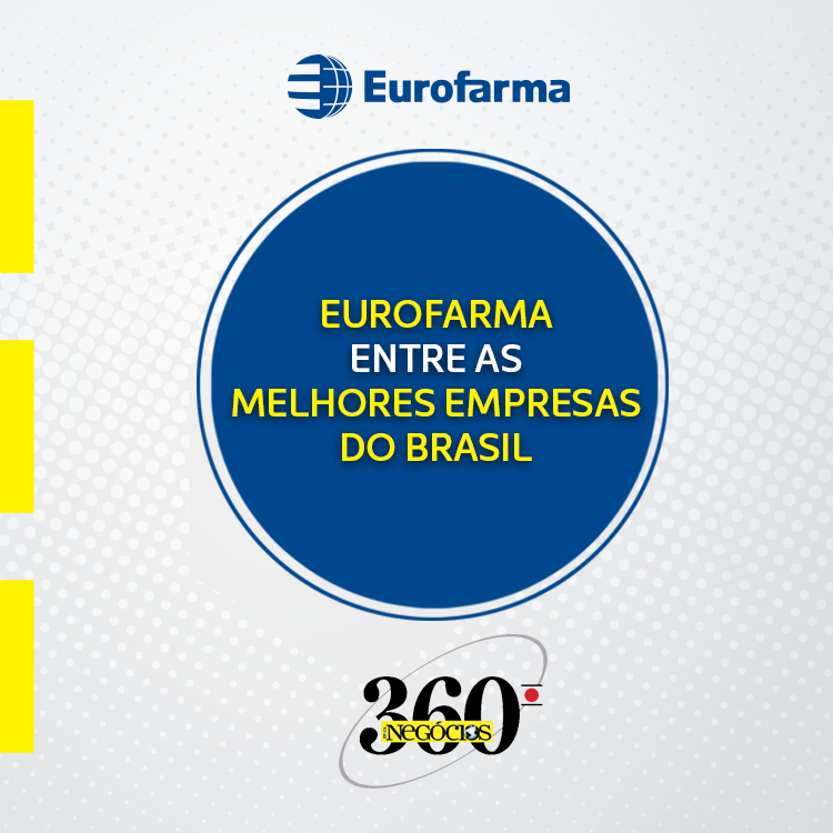 Eurofarma entre as melhores farmacêuticas do Brasil pela revista Época Negócios